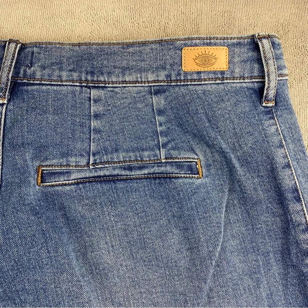 Sofia Vergara-Super HighRise Jean Diana Palazzo 20W Blue  Wide Leg Y2K Plus Size